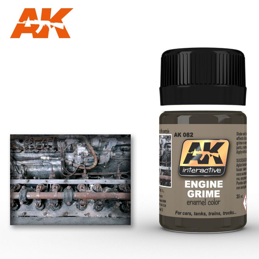 AK Interactive Weathering Products Engine Grime 35mL – SuperGamers