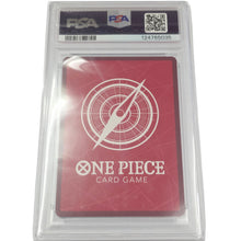 One Piece Tony Chopper Leader Alternate Art OP08-001 PSA 10 Graded Slab Card