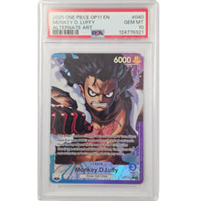 One Piece Monkey.D.Luffy Leader Alternate Art OP11-040 PSA 10 Graded Slab Card