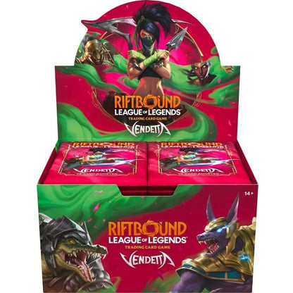 Riftbound: League of Legends Vendetta Booster Box 24 Packs Trading Cards