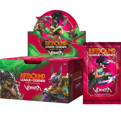 Riftbound: League of Legends Vendetta Booster Box 24 Packs Trading Cards