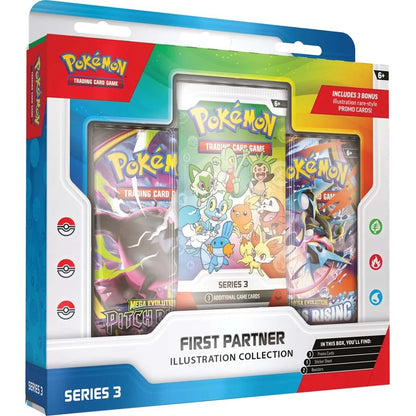 Pokemon TCG First Partner Illustration Collection Box Series 3 Booster Packs