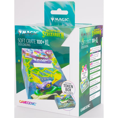 Gamegenic Magic The Gathering - Secrets of Strixhaven Soft Crate 100+ XL Sideloading - Character 3/Commander 5