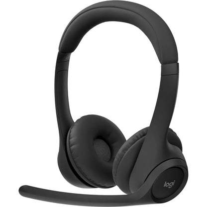 Logitech Zone 300 Wireless Bluetooth Microphone Office Headset Midnight Black