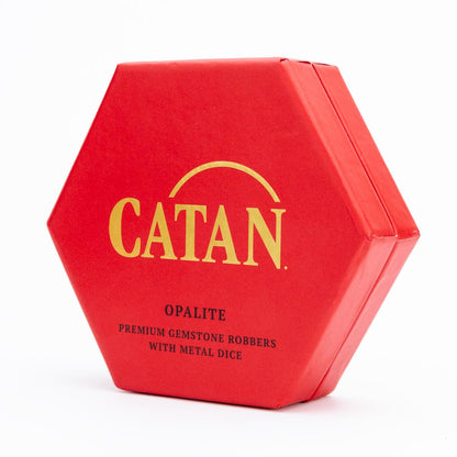 Fanroll By Metallic Dice Games MDG CATAN Premium Robber and Metal Dice Set Opalite