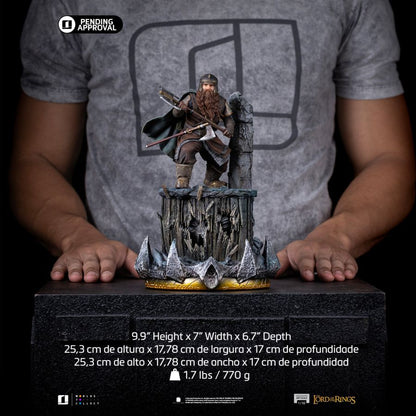 Iron Studios The Lord of the Rings Gimli Unleashed Statue