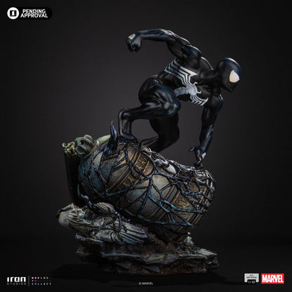 Iron Studios Spider Man Spider Man (Black Suit) 1:10 Scale Statue