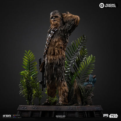 Iron Studios Star Wars Chewbacca & Tokkat 1:10 Scale Statue