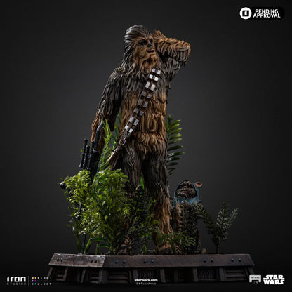 Iron Studios Star Wars Chewbacca & Tokkat 1:10 Scale Statue
