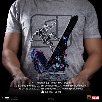 Iron Studios Silver Surfer Infinity Gauntlet Diorama BDS Art Scale 1:10 Statue