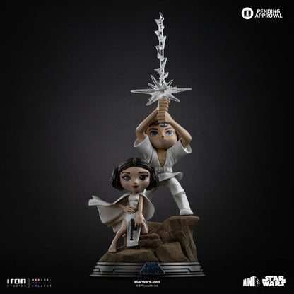 Iron Studios Star Wars Luke and Leia Minico