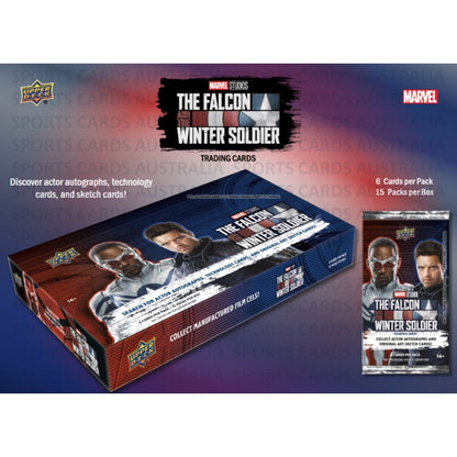 Upper Deck The Falcon and the Winter Soldier Trading Cards (Display of 15)