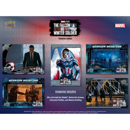 Upper Deck The Falcon and the Winter Soldier Trading Cards (Display of 15)