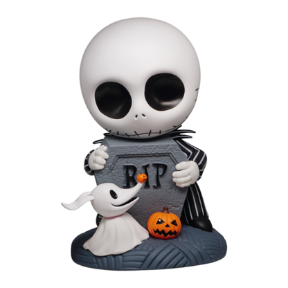 Monogram International Inc. Nightmare Before Christmas Jack Skellington with Zero Deluxe 18'' Money Bank