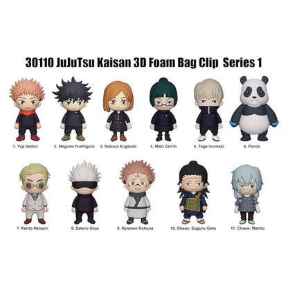 Monogram International Inc. Jujutsu Kaisen 3D PVC Bag Clips Blind Bag (Display of 24) (Series 1)