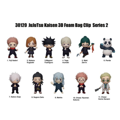 Monogram International Inc. Jujutsu Kaisen 3D PVC Bag Clips Blind Bag (Display of 24) (Series 2)