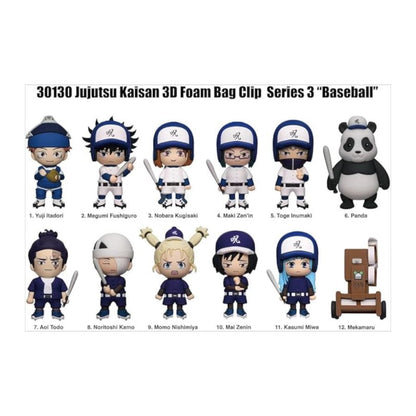 Monogram International Inc. Jujutsu Kaisen 3D PVC Bag Clips Blind Bag 24ct CDU (Series 3)