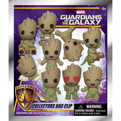 Monogram International Inc. Guardians of the Galaxy Groot 3D PVC Bag Clips Blind Bag [Display of 24]