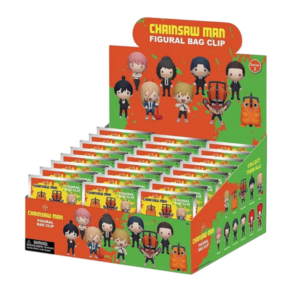Monogram International Inc. Chainsaw Man 3D PVC Bag Clips Blind Bag 24ct CDU (Series 2)