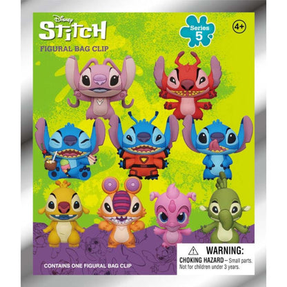 Monogram International Inc. Lilo & Stitch 3D PVC Bag Clips Blind Bag (Display of 24)