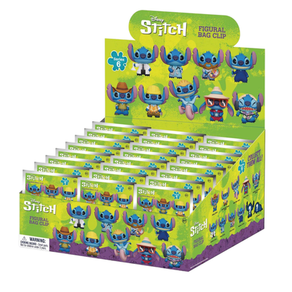 Monogram International Inc. Lilo & Stitch 3D PVC Bag Clips (Series 6) Blind Bag [Display of 24]