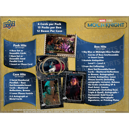 Upper Deck Marvel Moon Knight Trading Cards (Display of 15)