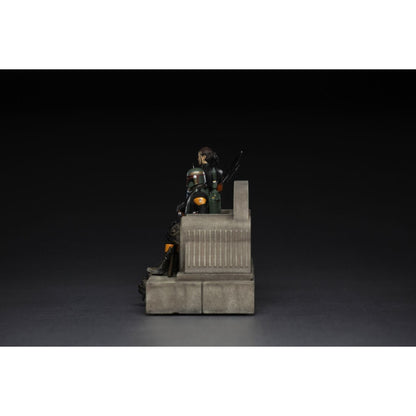 Iron Studios Star Wars: The Mandalorian Boba Fett & Fennec Shand on Throne Deluxe 1:10 Scale Statue