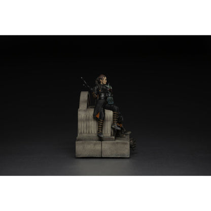 Iron Studios Star Wars: The Mandalorian Boba Fett & Fennec Shand on Throne Deluxe 1:10 Scale Statue