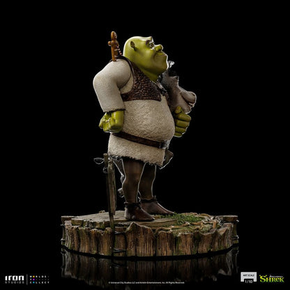 Iron Studios Shrek Shrek, Donkey & Gingerbread Man Deluxe 1:10 Scale Statue