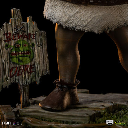Iron Studios Shrek Shrek, Donkey & Gingerbread Man Deluxe 1:10 Scale Statue