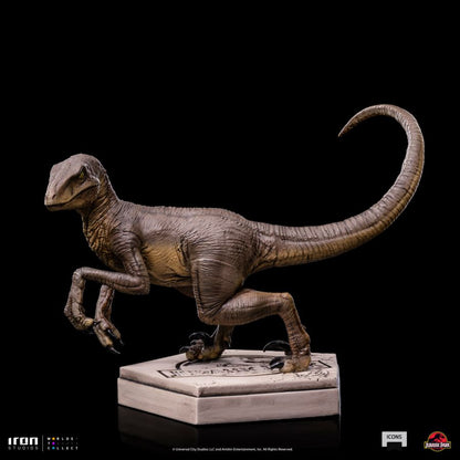 Iron Studios Jurassic Park Velociraptor C Icons Statue