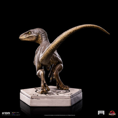 Iron Studios Jurassic Park Velociraptor C Icons Statue