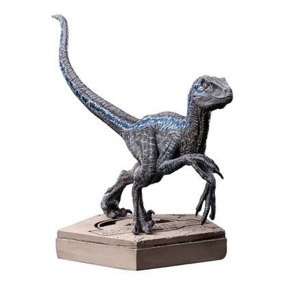 Iron Studios Jurassic World Velociraptor Blue Icons