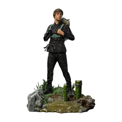 Iron Studios Star Wars: Book of Boba Fett Luke and Grogu Training 1:10 Scale Statue