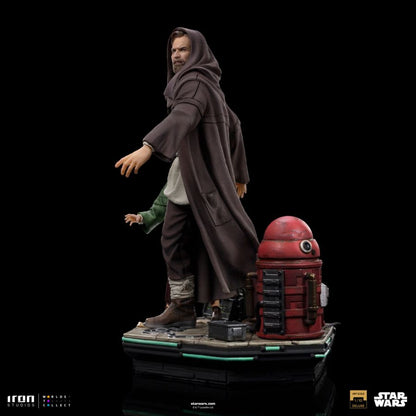 Iron Studios Star Wars Obi Wan & Young Leia DLX 1:10 Statue