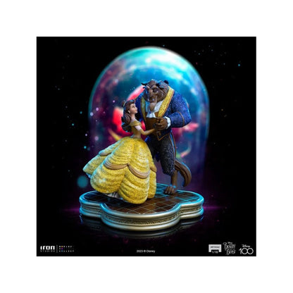 Iron Studios Beauty and the Beast (1991) Belle & Beast 1:10 Scale Statue