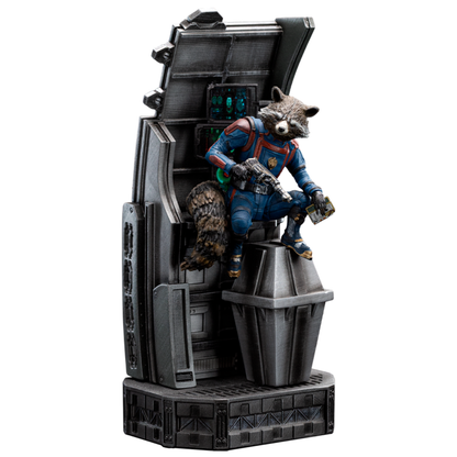 Iron Studios Guardians of the Galaxy: Vol 3 Rocket Raccoon 1:10 Statue