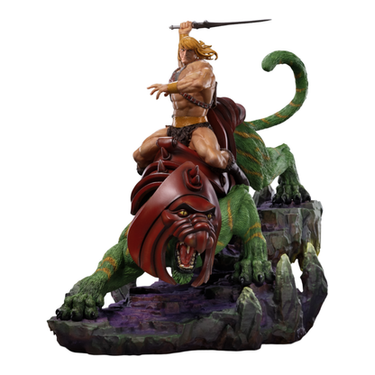 Iron Studios Masters of the Universe He Man & Battle Cat 1:10 Scale Statue