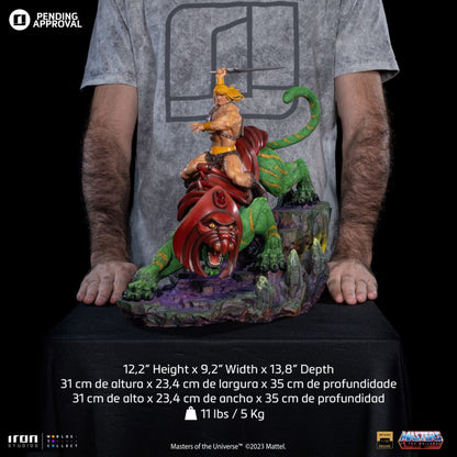 Iron Studios Masters of the Universe He Man & Battle Cat 1:10 Scale Statue