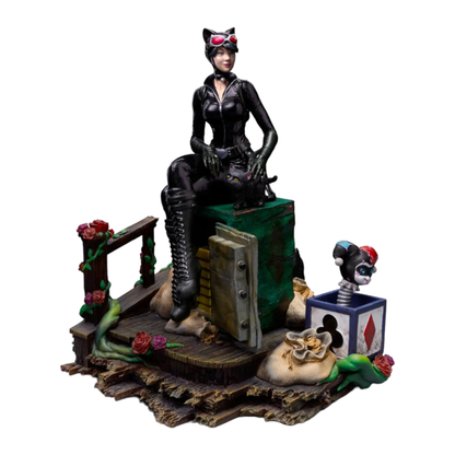 Iron Studios Batman Catwoman (Gotham City Sirens) Deluxe 1:10 Scale Statue