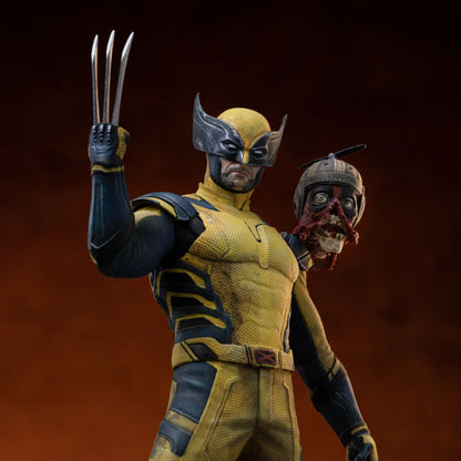 Iron Studios Deadpool & Wolverine Wolverine & Headpool 1:10 Statue
