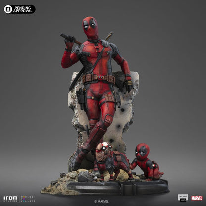 Iron Studios Deadpool & Wolverine Deadpool 1:10 Statue