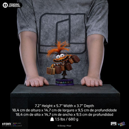 Iron Studios Inside Out 2 Anxiety 1:10 Scale Statue