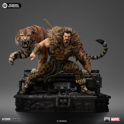 Iron Studios Sinister Six Kraven vs Spider Man 1:10 Scale Diorama