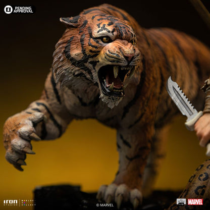 Iron Studios Sinister Six Kraven vs Spider Man 1:10 Scale Diorama