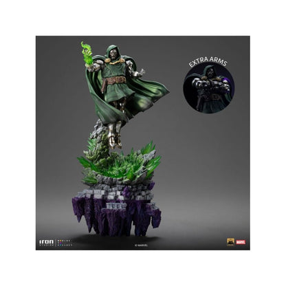 Iron Studios Fantastic 4 Dr Doom Deluxe 1:10 Scale Statue