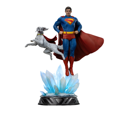 Iron Studios Superman (2025) Superman & Krypto 1:10 Scale Statue
