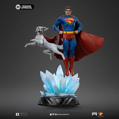 Iron Studios Superman (2025) Superman & Krypto 1:10 Scale Statue