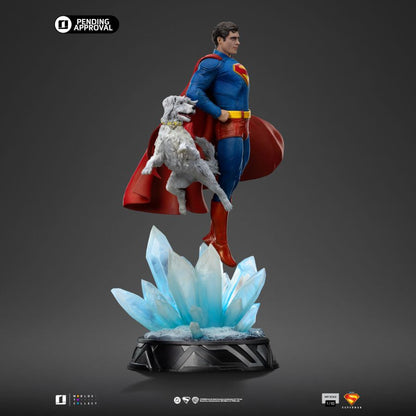 Iron Studios Superman (2025) Superman & Krypto 1:10 Scale Statue