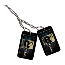 NECA Kurt Cobain Dogtags (Dark with Blue Swirls)